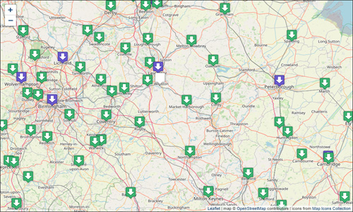 Map: UK Local Goverment Open Data Sites